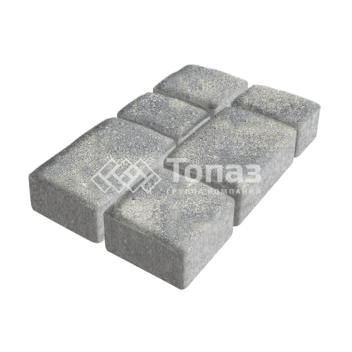 Тротуарная плитка Старый город, аква, 6 см