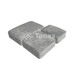 Тротуарная плитка Брук, аква с мраморной крошкой, 4 см