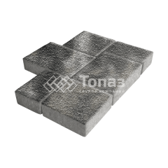 Тротуарная плитка Новый город, стоун с мраморной крошкой, 4 см