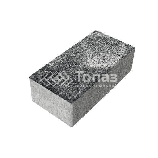 Тротуарная плитка 240х120х70, черно-белая с гранитной крошкой