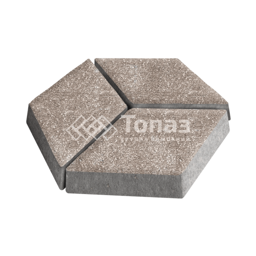 Тротуарная плитка Ромб, сахара, 6 см