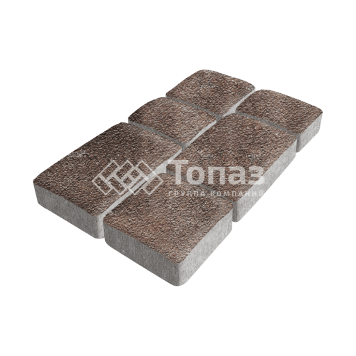 Тротуарная плитка Брук, яшма на камне, 4 см