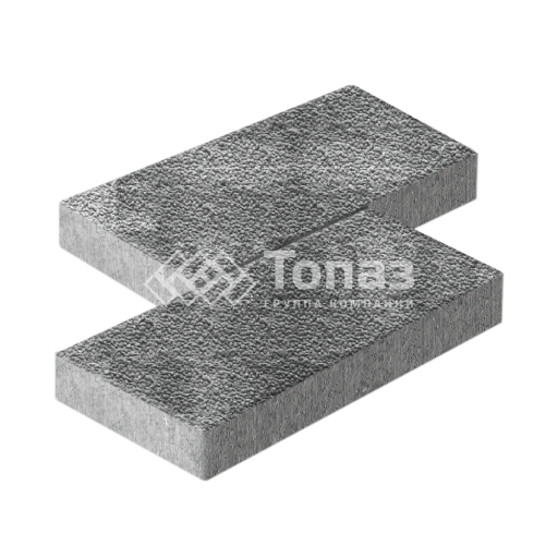 Тротуарная плитка 500х250х60, антрацит с мраморной крошкой