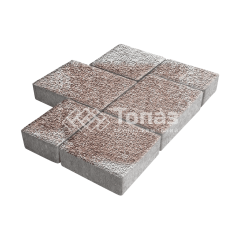 Тротуарная плитка Новый город, хаски с мраморной крошкой, 4 см