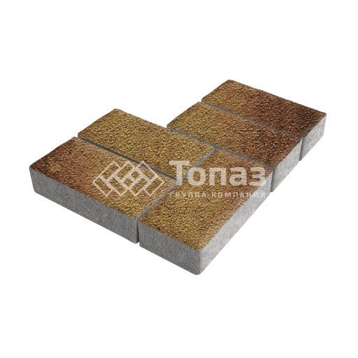 Тротуарная плитка 200х100х60, каир на камне