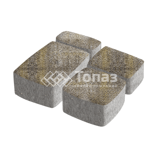 Тротуарная плитка Классико, степь на камне, 6 см