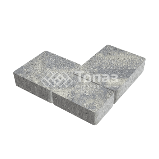 Тротуарная плитка Новый город, аква, 8 см