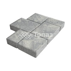 Тротуарная плитка Новый город, аква, 8 см