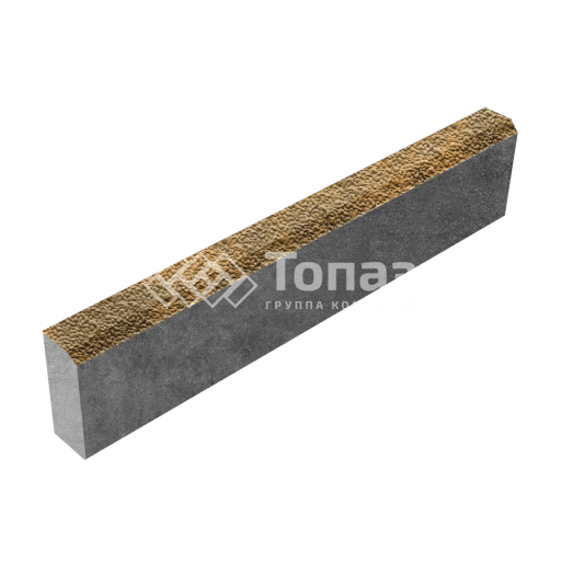 Камень бортовой БР 100.20.8, гончар с мраморной крошкой