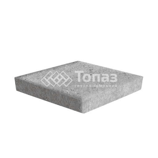 Тротуарная плитка Ромб, серо-белая, 6 см