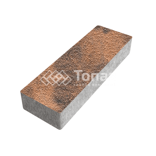 Тротуарная плитка 300х100х60, сомон с гранитной крошкой