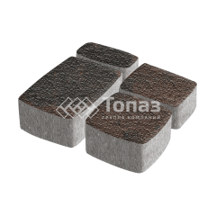 Тротуарная плитка Классико, конго с гранитной крошкой, 4 см