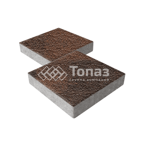 Тротуарная плитка Квадрат 400х400х60, сорренто с мраморной крошкой