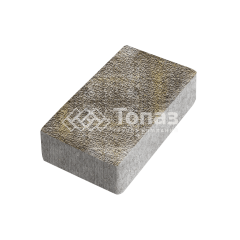 Тротуарная плитка Брусчатка, степь с мраморной крошкой, 8 см