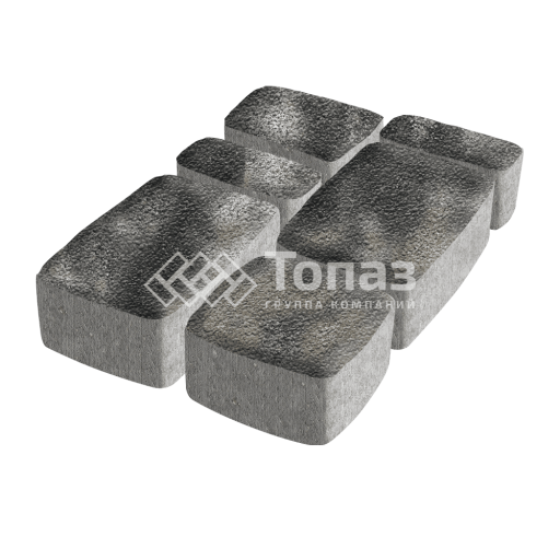 Тротуарная плитка Классико, стоун на камне, 6 см