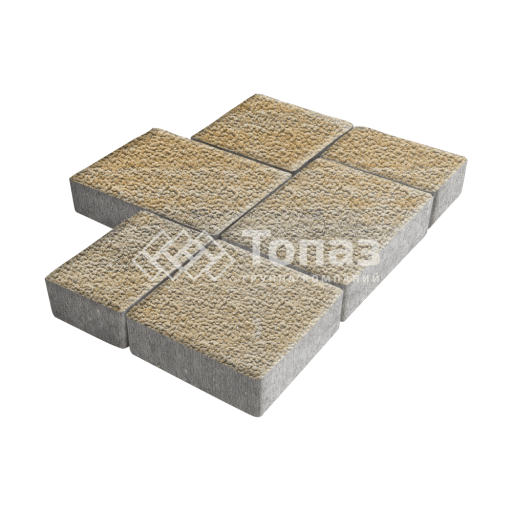 Тротуарная плитка Новый город, особая серия с гранитной крошкой, 8 см