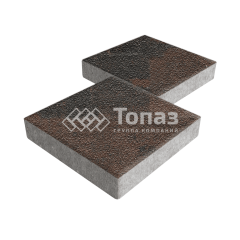 Тротуарная плитка Квадрат 300х300х60, конго на камне