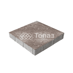 Тротуарная плитка Квадрат 400х400х60, авантюр с гранитной крошкой