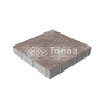 Тротуарная плитка Квадрат 400х400х60, авантюр с гранитной крошкой