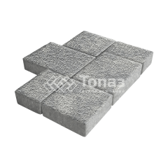 Тротуарная плитка Новый город, аква с мраморной крошкой, 4 см