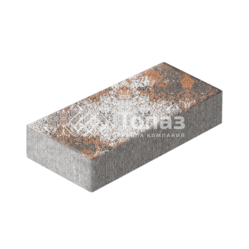 Тротуарная плитка 600х300х60, агат оранжевый