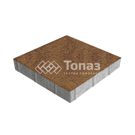 Тротуарная плитка Квадрат 300х300х60, листопад на камне