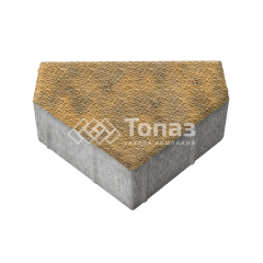 Тротуарная плитка Тиара, гончар с гранитной крошкой, 6 см