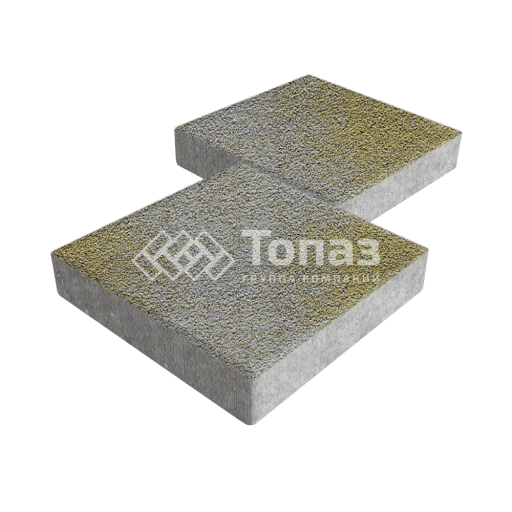 Тротуарная плитка Квадрат 300х300х60, меланж на камне