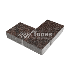 Тротуарная плитка Новый город, клинкер с мраморной крошкой, 6 см