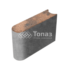 Камень бортовой БРШ 50.20.8, сомон с мраморной крошкой