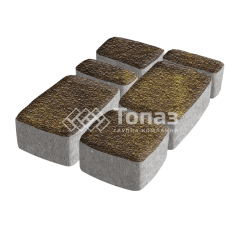 Тротуарная плитка Классико, осень с гранитной крошкой, 4 см