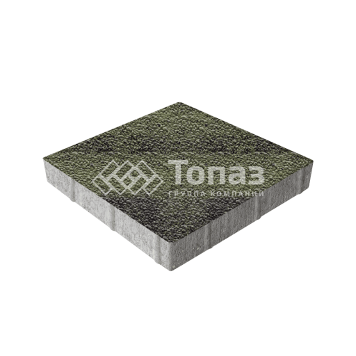 Тротуарная плитка Квадрат 400х400х60, янтарь с мраморной крошкой