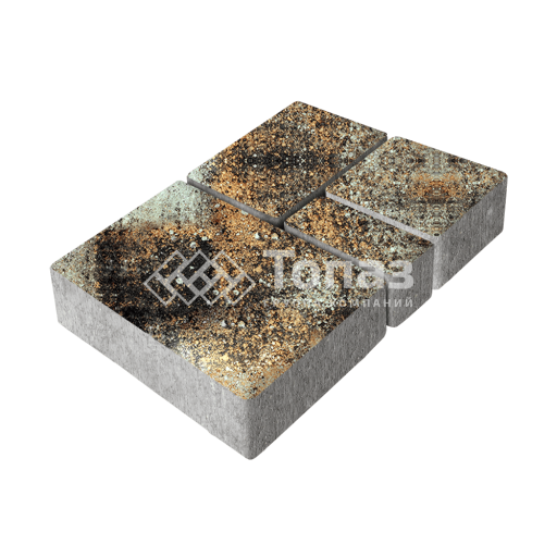 Тротуарная плитка Мюнхен, агат кофейный, 4 см