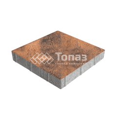 Тротуарная плитка Квадрат 500х500х70, сомон