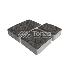 Тротуарная плитка Брук, джафар черный, 4 см