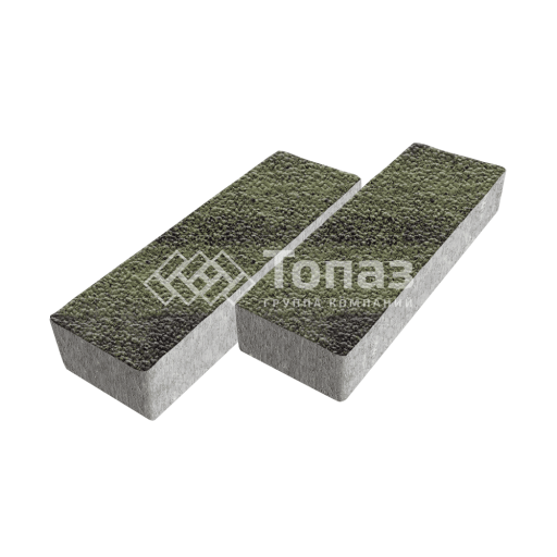 Тротуарная плитка 300х100х60, янтарь с гранитной крошкой