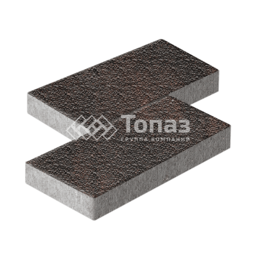 Тротуарная плитка 500х250х60, кармен с мраморной крошкой