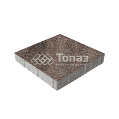 Тротуарная плитка Квадрат 400х400х60, яшма с мраморной крошкой