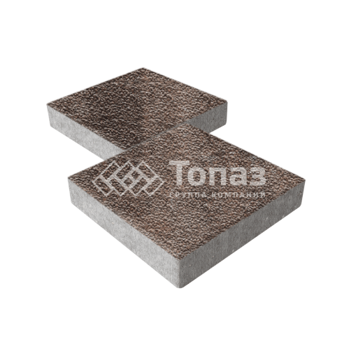 Тротуарная плитка Квадрат 400х400х60, яшма с мраморной крошкой