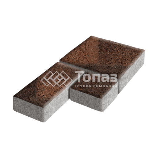 Тротуарная плитка Рубико, сорренто, 6 см