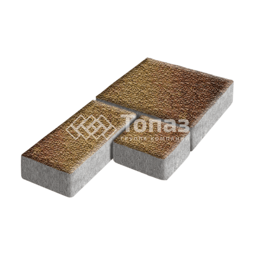 Тротуарная плитка Рубико, каир с мраморной крошкой, 6 см