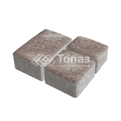 Тротуарная плитка Старый город, авантюр с гранитной крошкой, 6 см