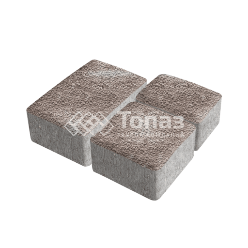 Тротуарная плитка Старый город, авантюр с гранитной крошкой, 6 см