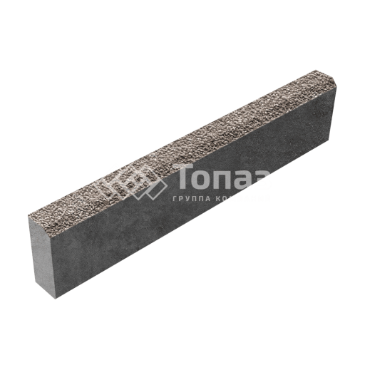 Камень бортовой БР 100.20.8, сахара с мраморной крошкой