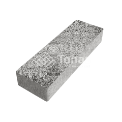 Тротуарная плитка 300х100х60, аляска белая на камне