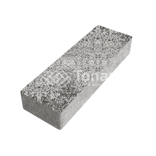 Тротуарная плитка 300х100х60, аляска белая на камне