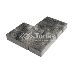 Тротуарная плитка 200х100х40, стоун с мраморной крошкой