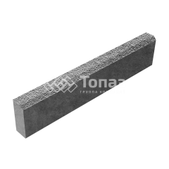 Камень бортовой БР 100.20.8, серо-белый с мраморной крошкой