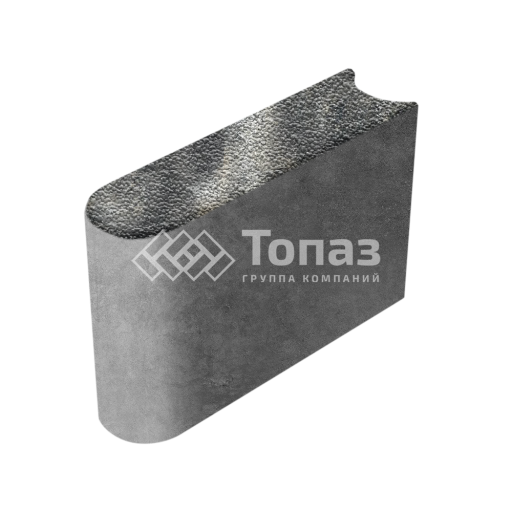 Камень бортовой БРШ 50.20.8, стоун с мраморной крошкой