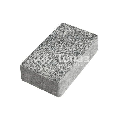 Тротуарная плитка Брусчатка, аква с мраморной крошкой, 4 см